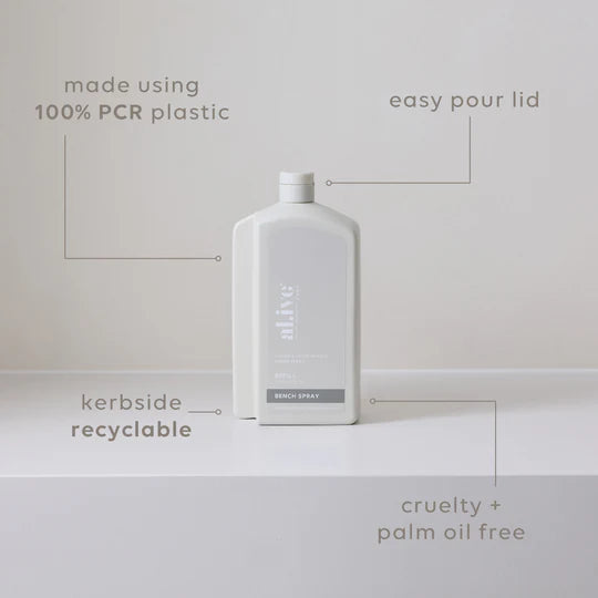 1 L Bench Spray Refill- Lemon & Pomegranate