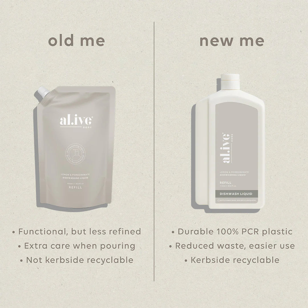 1 L Dish Wash Refill - Lemon & Pomegranate