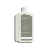 1L Wash Refill - Willow Gum & Lemon Myrtle. Al.ive Body