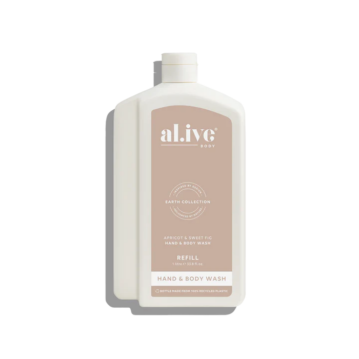 1 L Wash Refill - Apricot & Sweet Fig