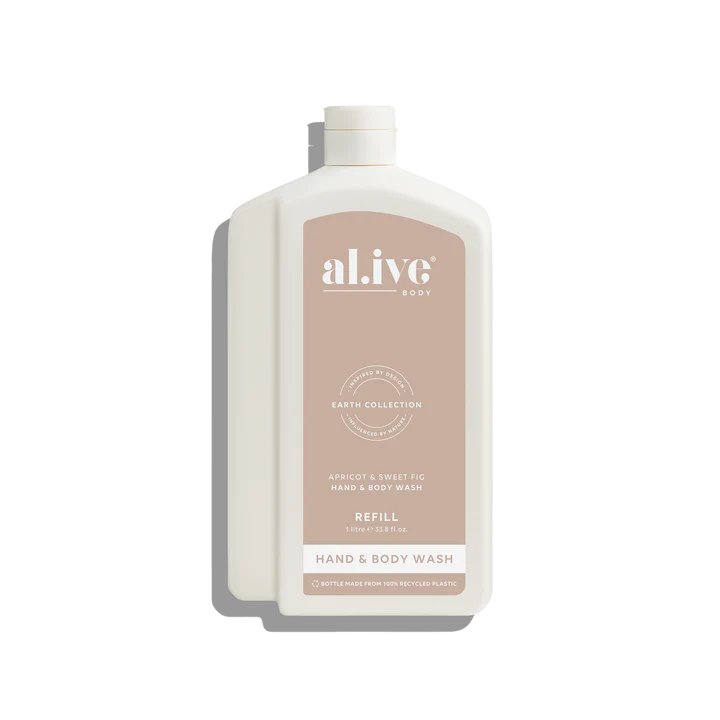 1 L Wash Refill - Apricot & Sweet Fig