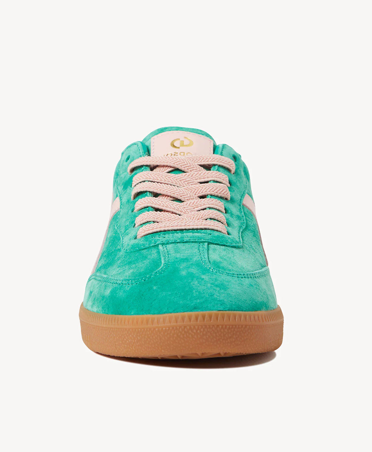 Goodsole 2001 Crossroads - Pine Green Suede/Pink Leather