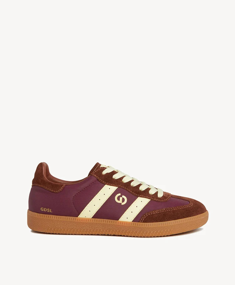 Goodsole 2001 Parallel - Maroon/Coffee/Yellow Suede