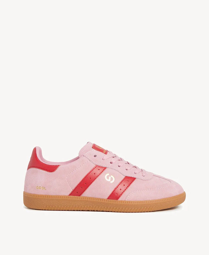 Goodsole 2001 Parallel - Pink Suede/Red Leather