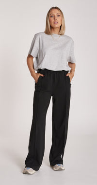 Noah Wide Pant - Black Stripe