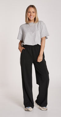 Noah Wide Pant - Black Stripe