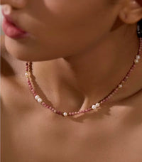 Rosewater Stone Necklace