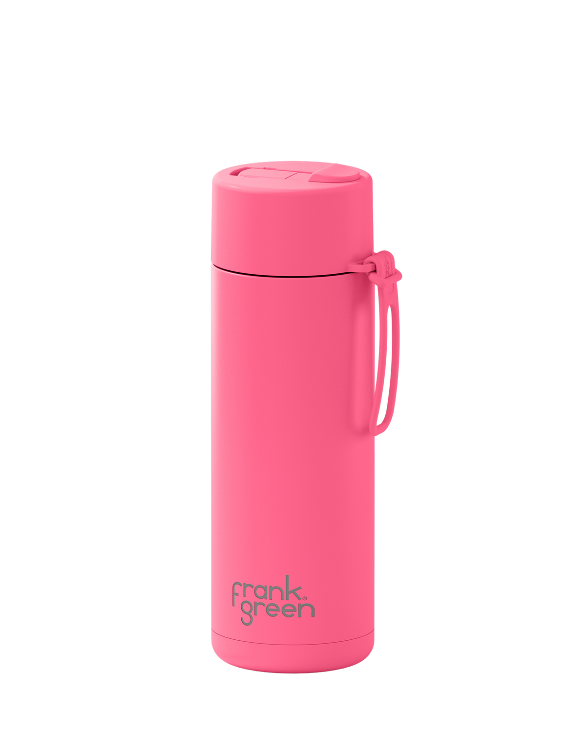 20oz Stainless Steel Ceramic Reusable Bottle Bubblegum with Flip Straw Lid