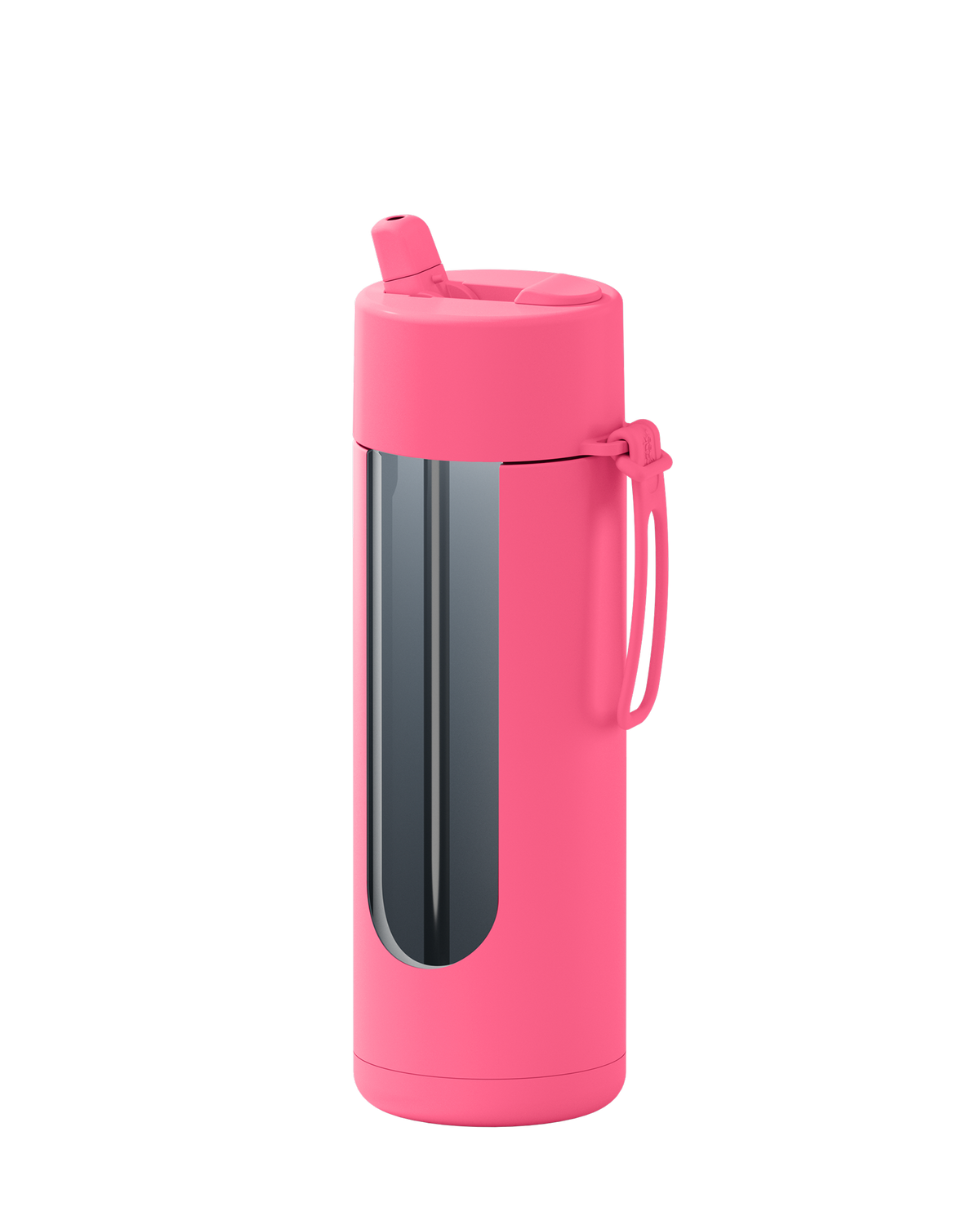 20oz Stainless Steel Ceramic Reusable Bottle Bubblegum with Flip Straw Lid