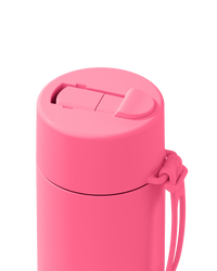 20oz Stainless Steel Ceramic Reusable Bottle Bubblegum with Flip Straw Lid