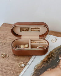 Charlee Jewellery Box - Tan