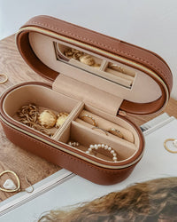 Charlee Jewellery Box - Tan