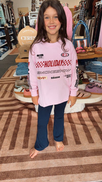 Ssaint Kids/Youth Signature Moto Tee - Pink
