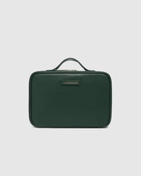 Georgie Cosmetic Case - Forest Green