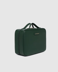 Georgie Cosmetic Case - Forest Green