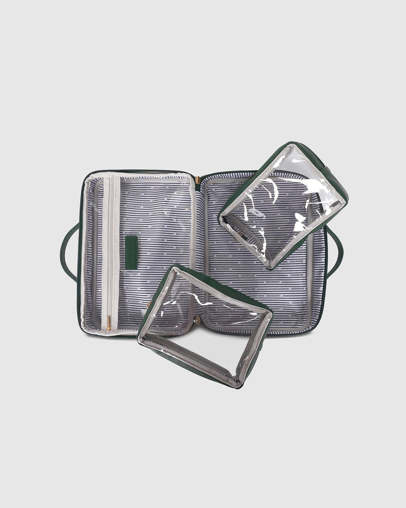 Georgie Fifi Cosmetic Set - Forest Green