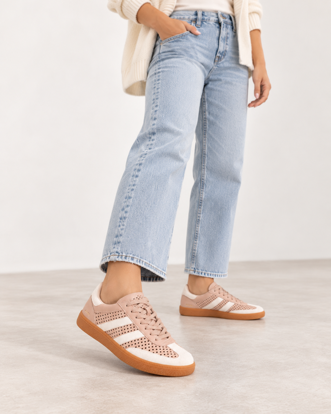 Goodsole 2001 Kindred Punched - Stucco/Beige Leather