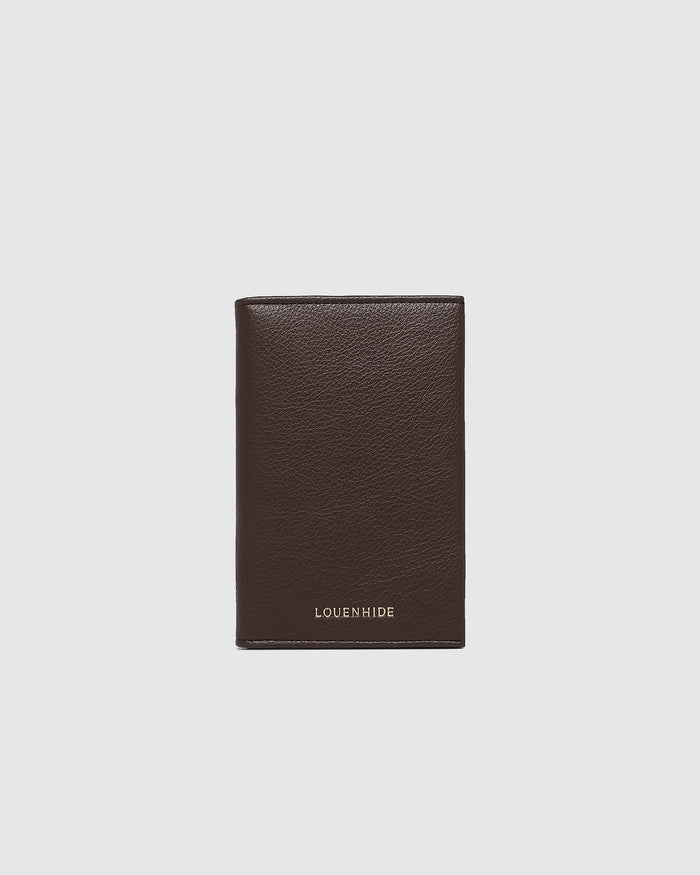Venice Passport Holder - Chocolate