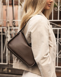 Maddie Shoulder Bag - Chocolate