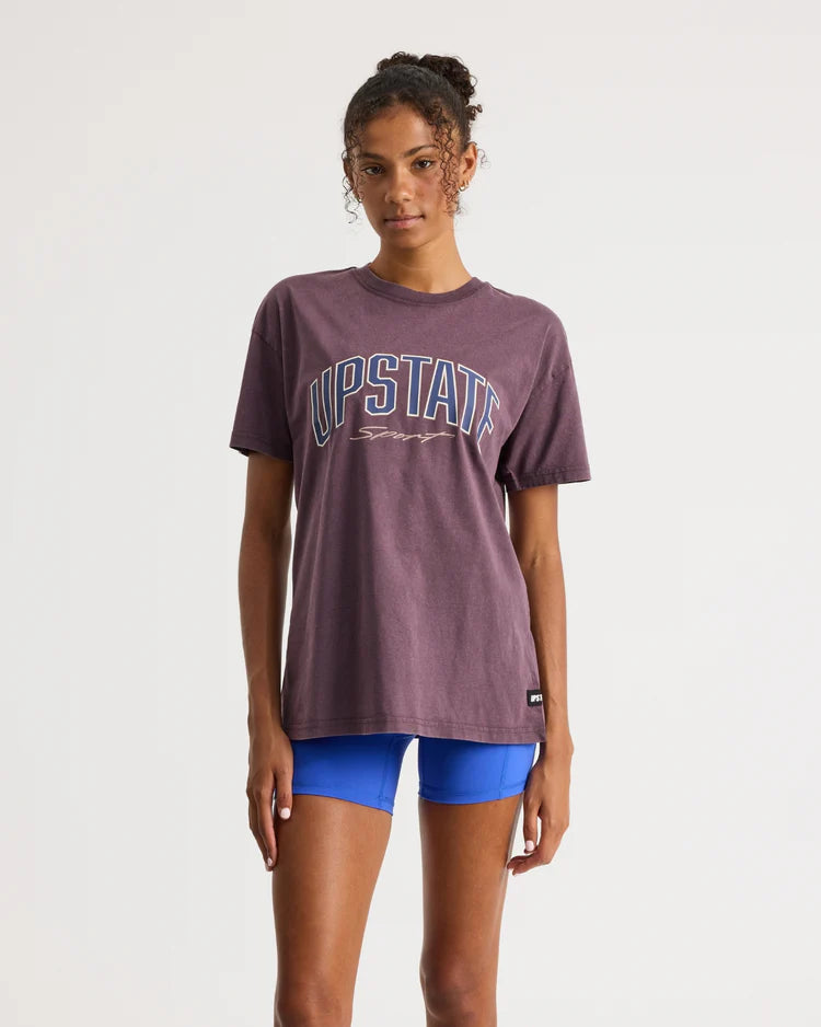 Thrive Tee - Perfectly Plum Snow Wash