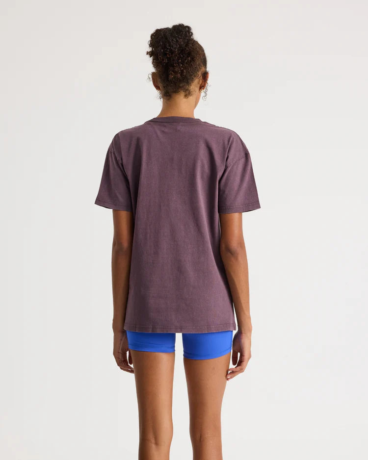 Thrive Tee - Perfectly Plum Snow Wash