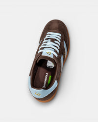 Goodsole 2001 Parallel - Espresso Suede/ Powder Blue Leather
