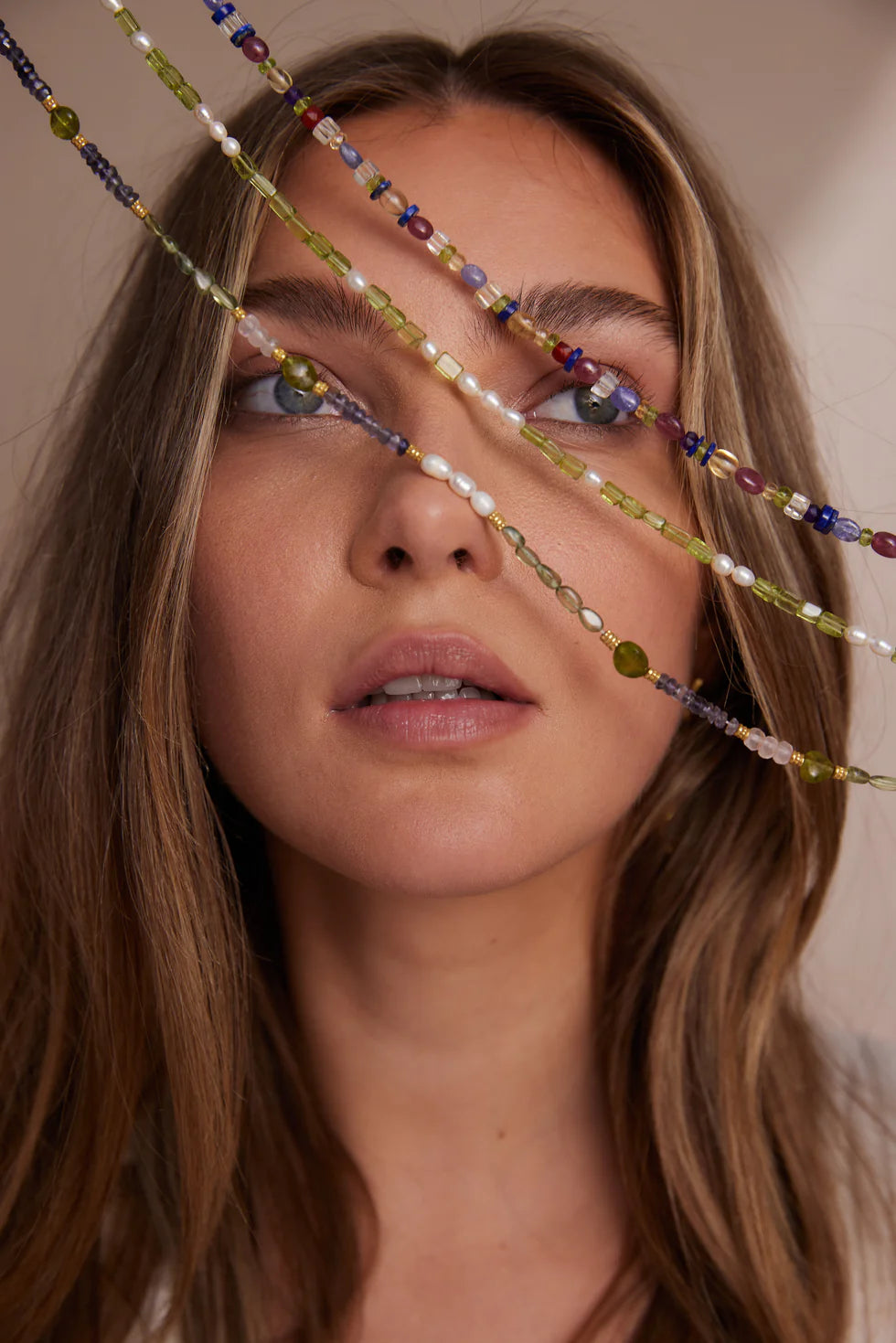 Wren Gold Beaded Necklace