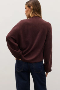 Cora Crew Neck - Plum