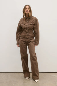 Avery Mid Rise Jean - Chocolate