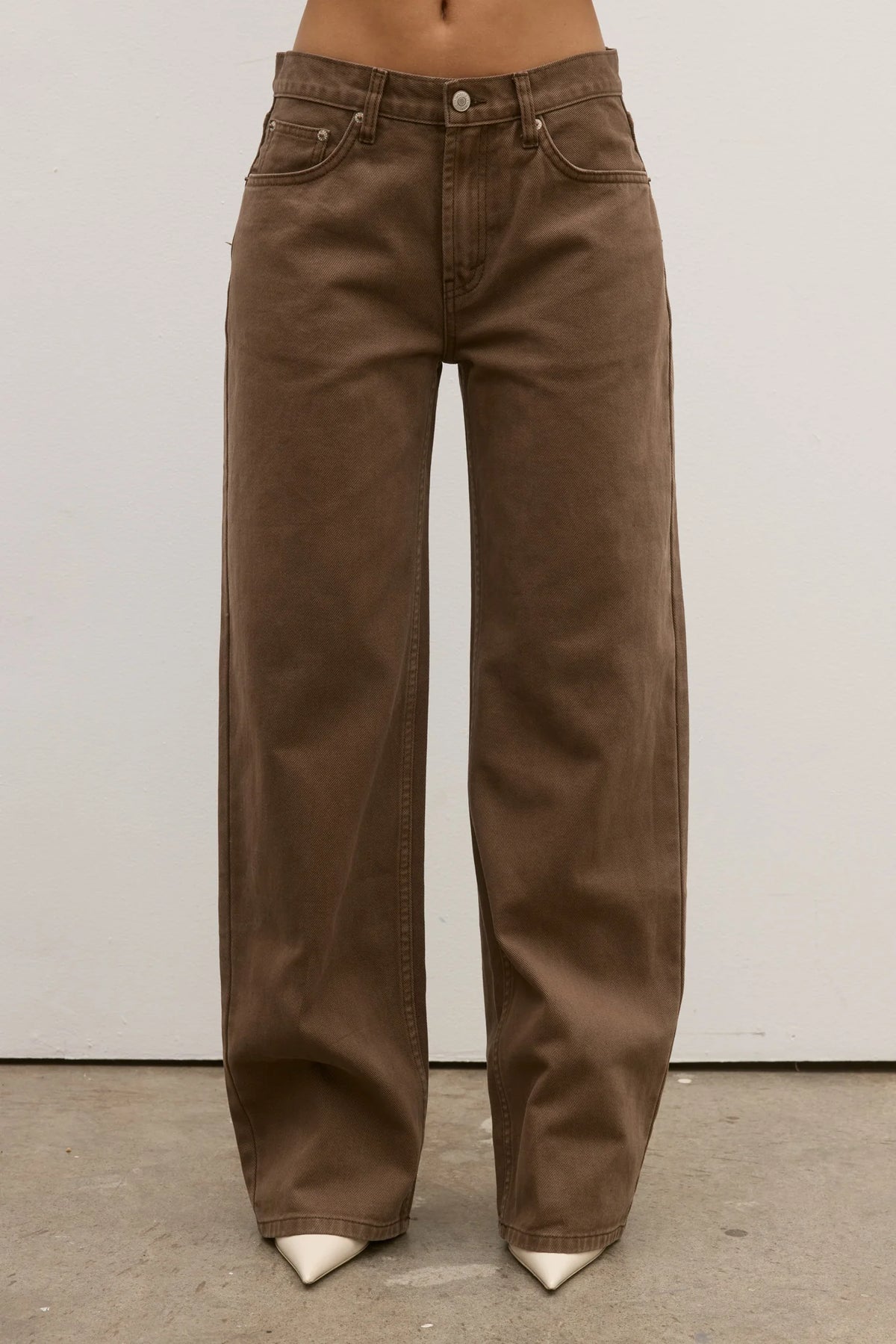 Avery Mid Rise Jean - Chocolate