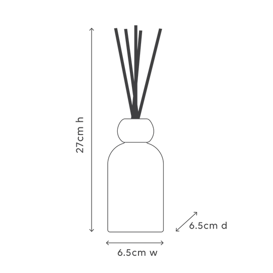 250ML Reed Diffuser - Apricot & Sweet Fig. Al.ive Body
