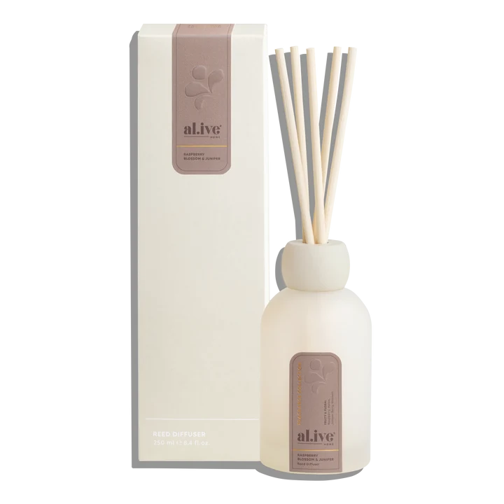 250ML Reed Diffuser - Raspberry Blossom & Juniper. Al.ive Body