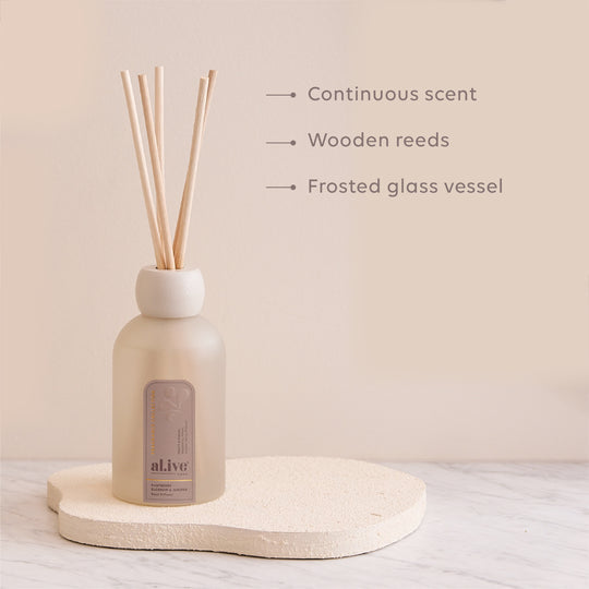 250ML Reed Diffuser - Raspberry Blossom & Juniper. Al.ive Body