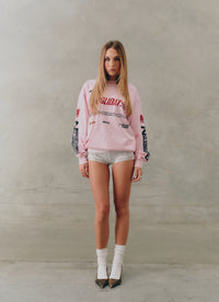 Icon Moto Tee - Pink