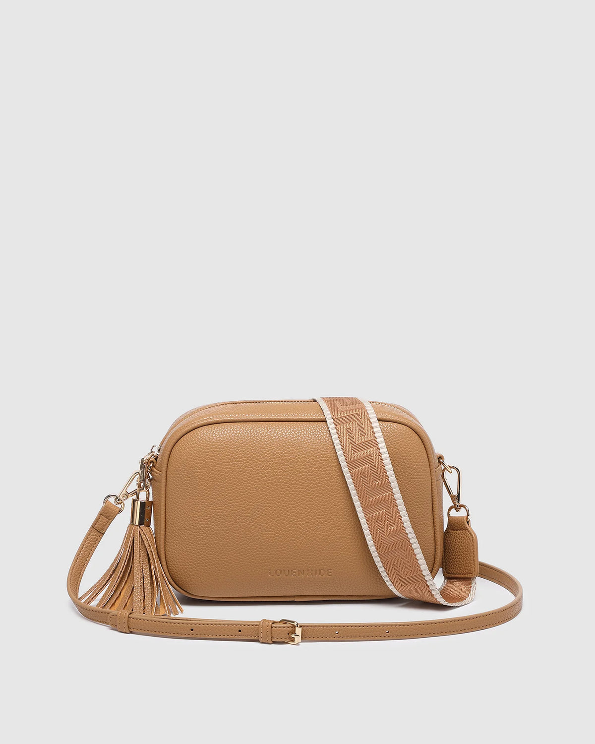 Jacinta Gia Crossbody Bag - Camel. Louenhide