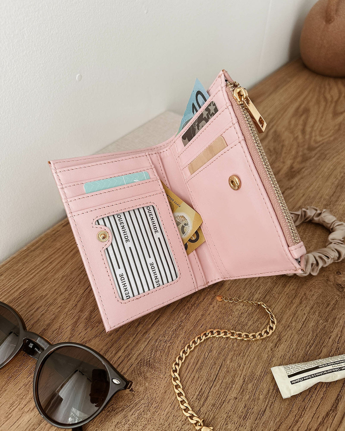 Blondie Wallet - Dusty Pink