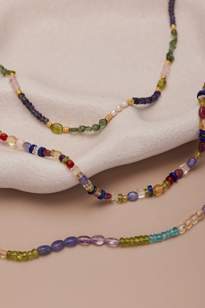 Wren Gold Beaded Necklace