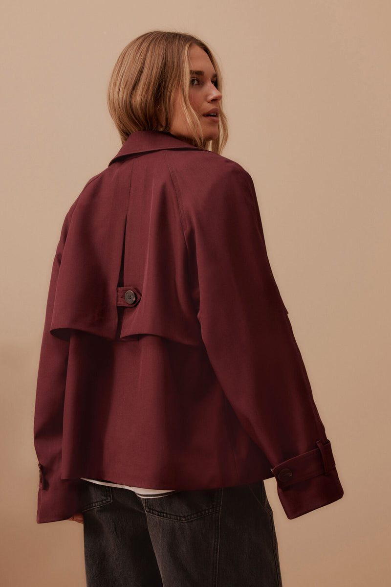 Short Trench Coat - Port