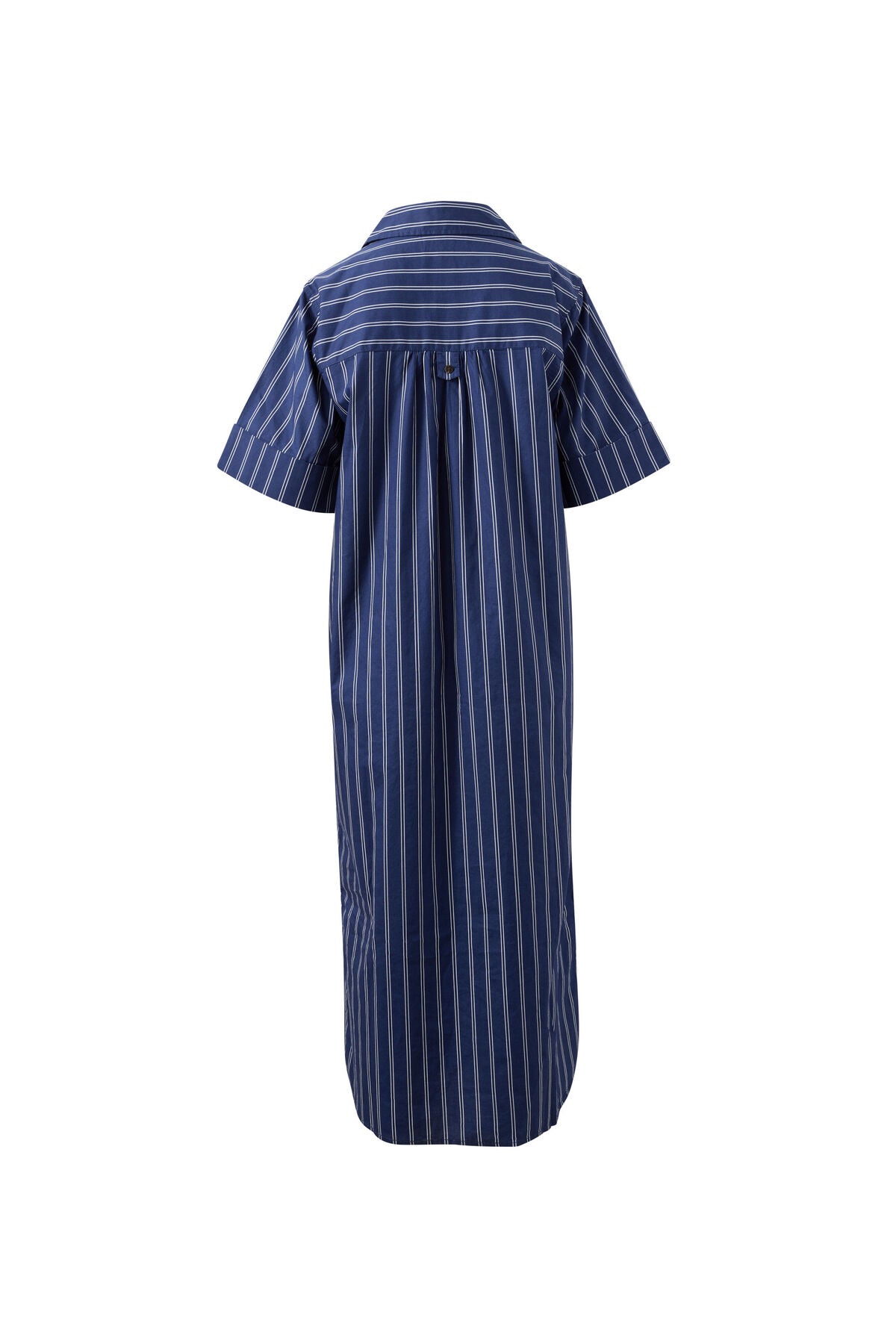 Samara Midi Dress - Prussian Blue Stripe