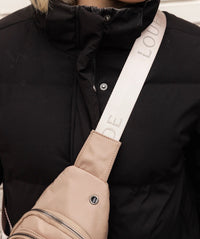 Boyd Nylon Sling Bag - Mocha