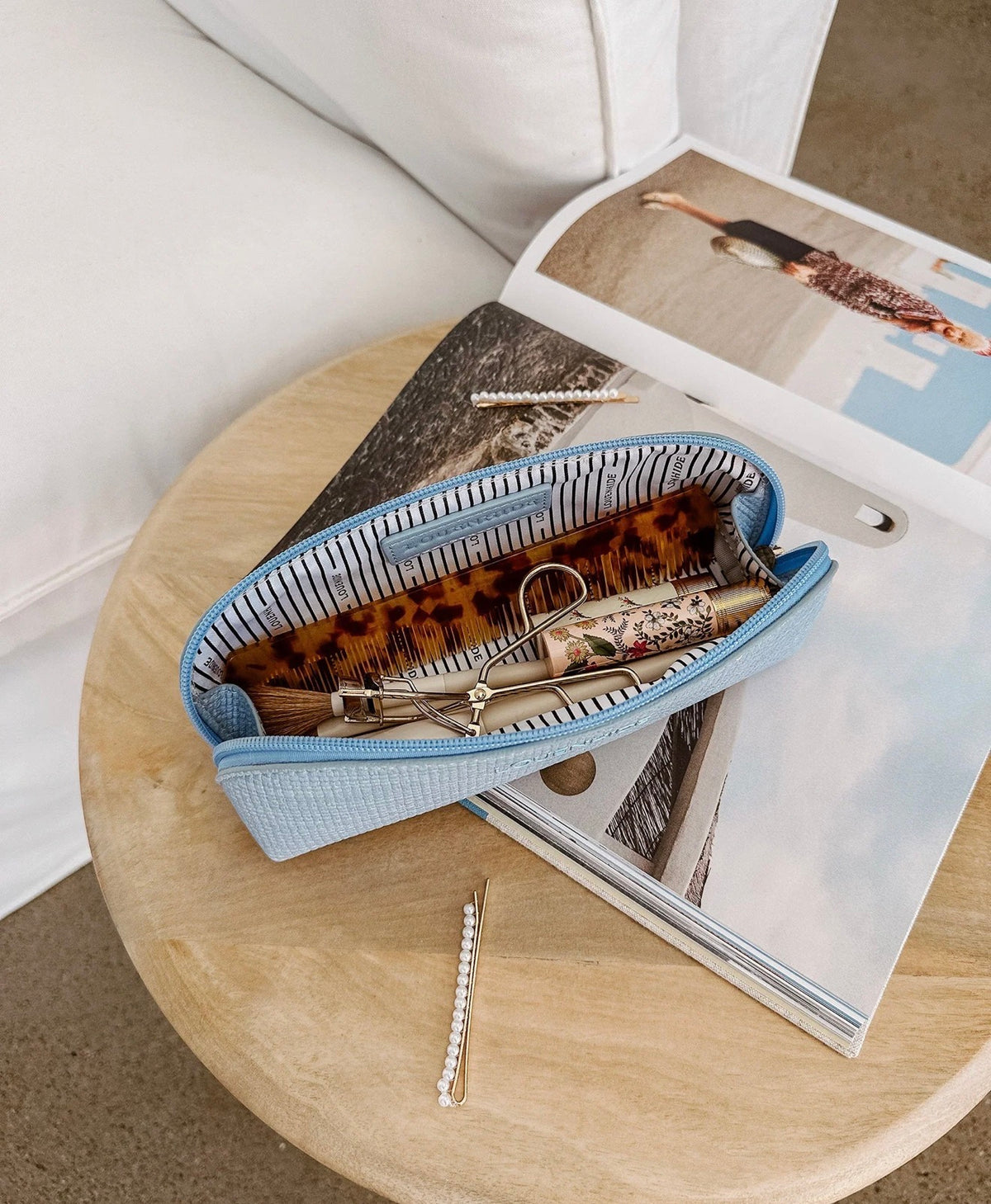 Jayne Makeup Bag - Pale Bag