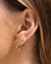 Starfish Gold Studs