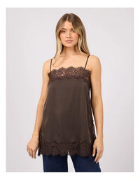 Have Lace Cami - Coffee