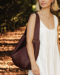Morgan Shoulder Bag - Burgundy