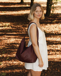 Morgan Shoulder Bag - Burgundy