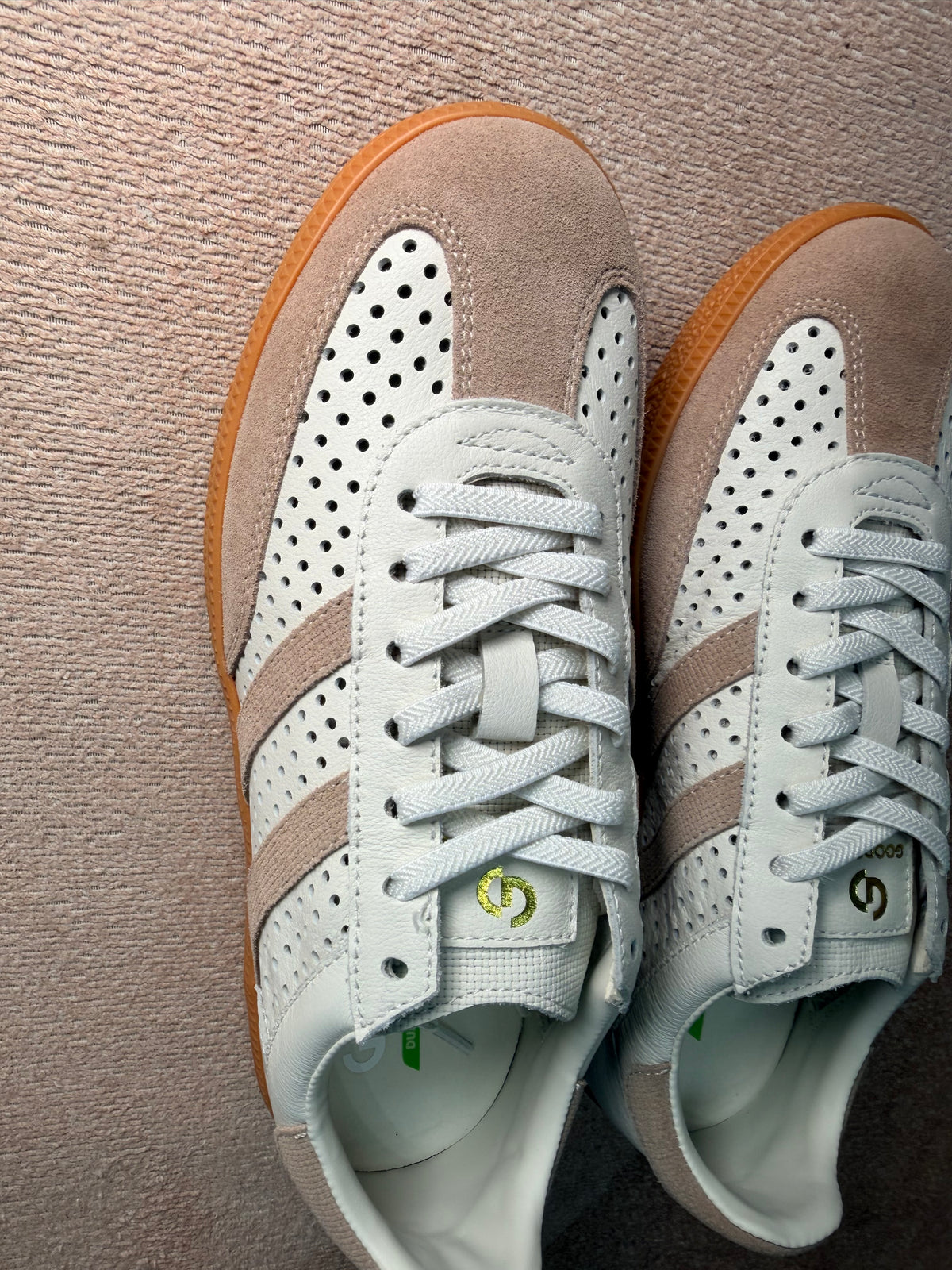 Goodsole 2001 Kindred Punched - Beige/Stucco Leather