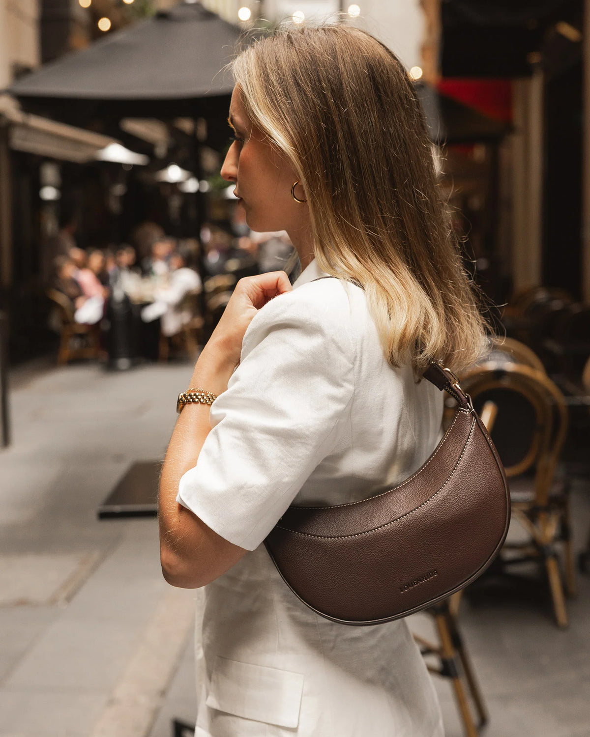 Claudia Shoulder Bag - Chocolate