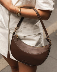 Claudia Shoulder Bag - Chocolate