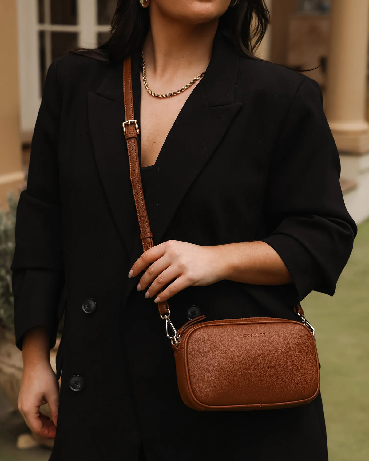 Bianca Crossbody Bag - Tan