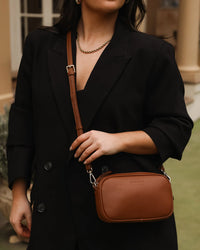 Bianca Crossbody Bag - Tan